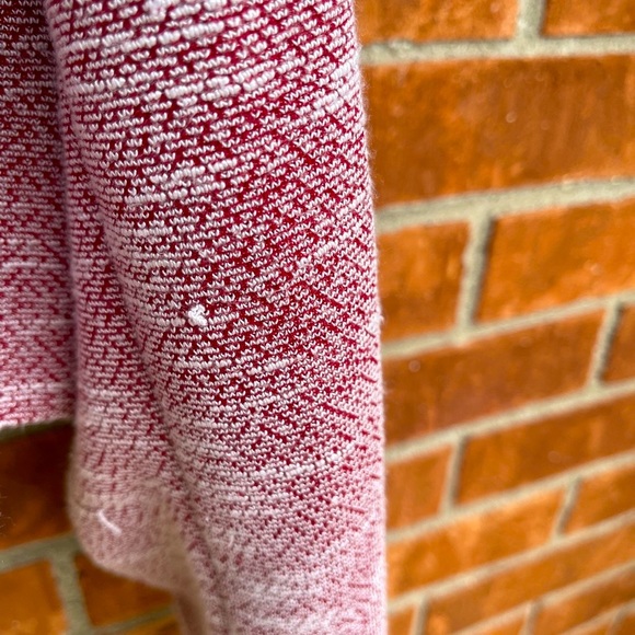 ELOQUII Women’s Plus Knit Moro Jacket Heather Red Size 26/28 with Pockets - Picture 4 of 10